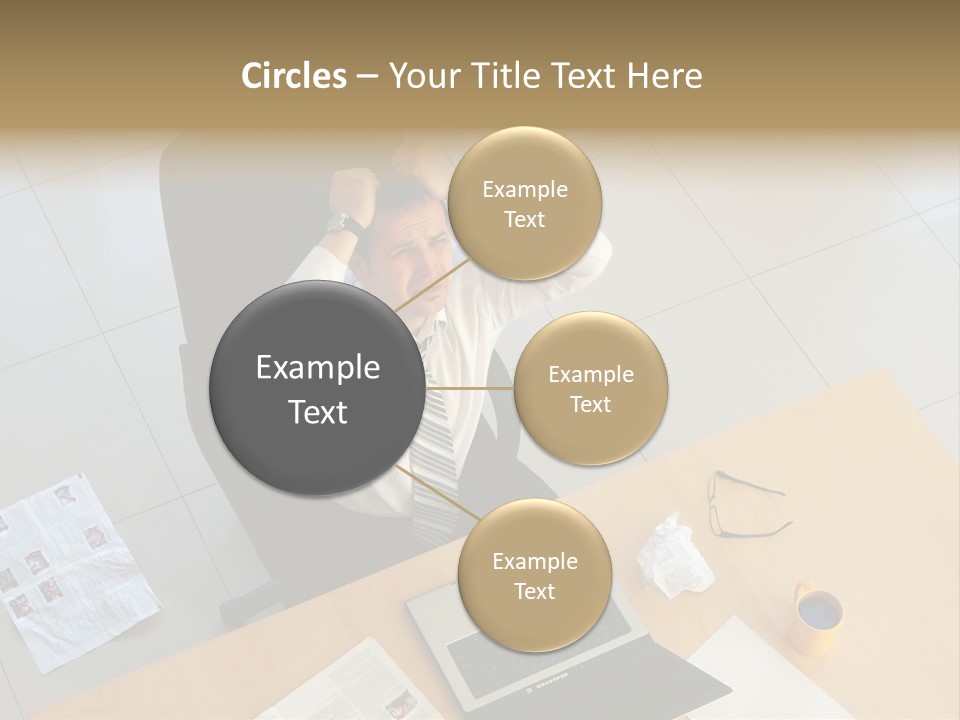 Grief Anger Man PowerPoint Template