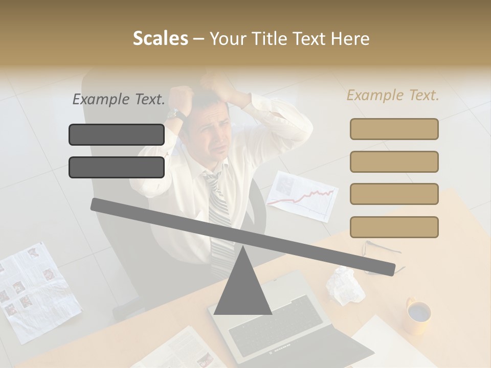 Grief Anger Man PowerPoint Template