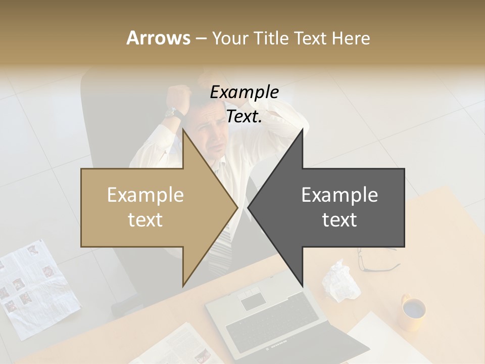 Grief Anger Man PowerPoint Template