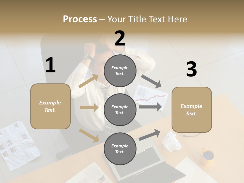 Grief Anger Man PowerPoint Template