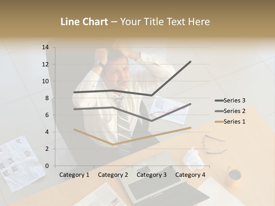 Grief Anger Man PowerPoint Template