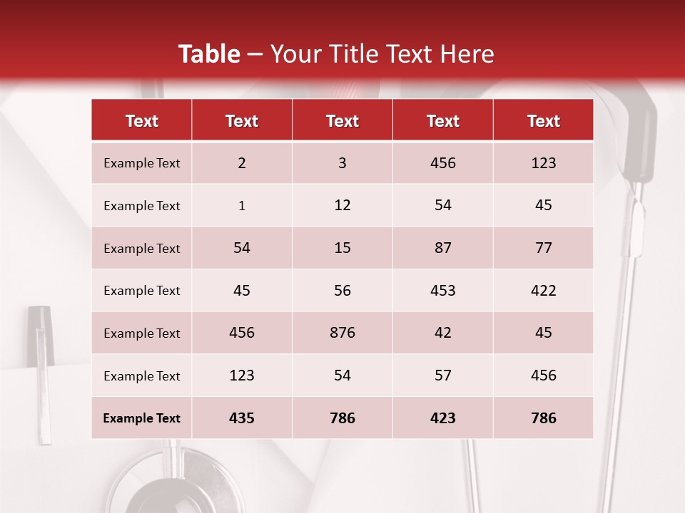 Science Tool Care PowerPoint Template