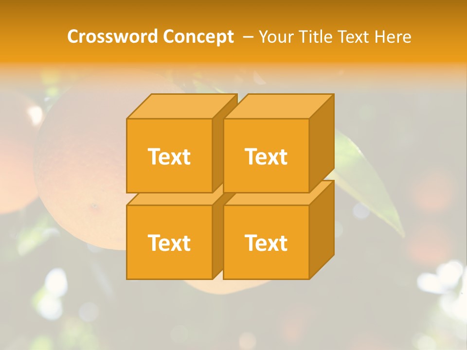 Farming Healthy Citrus PowerPoint Template