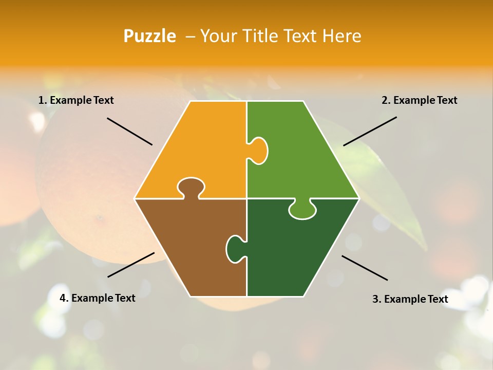 Farming Healthy Citrus PowerPoint Template
