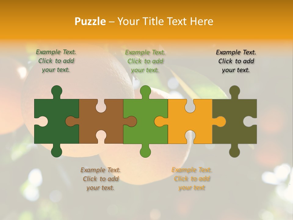 Farming Healthy Citrus PowerPoint Template