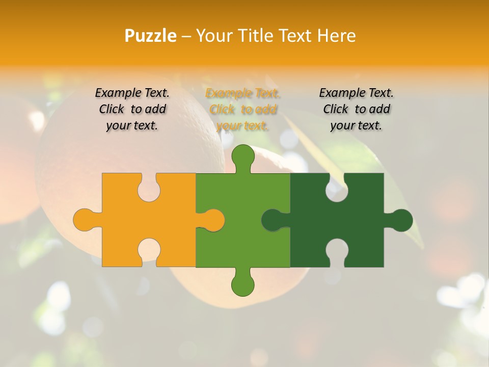 Farming Healthy Citrus PowerPoint Template