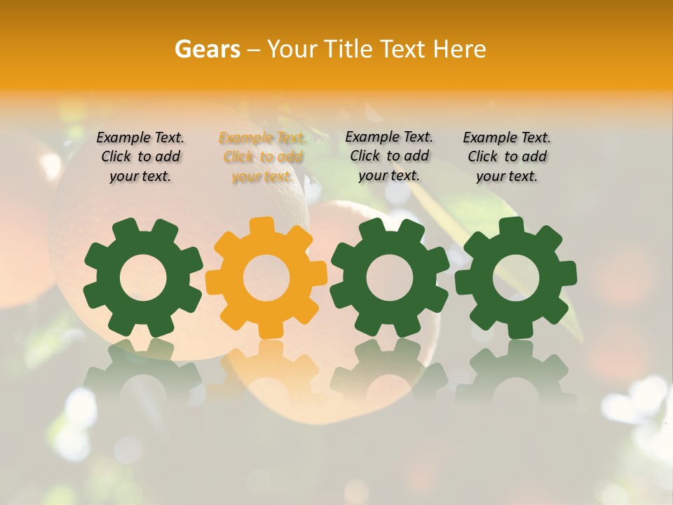 Farming Healthy Citrus PowerPoint Template