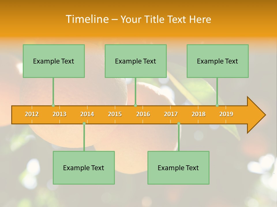 Farming Healthy Citrus PowerPoint Template