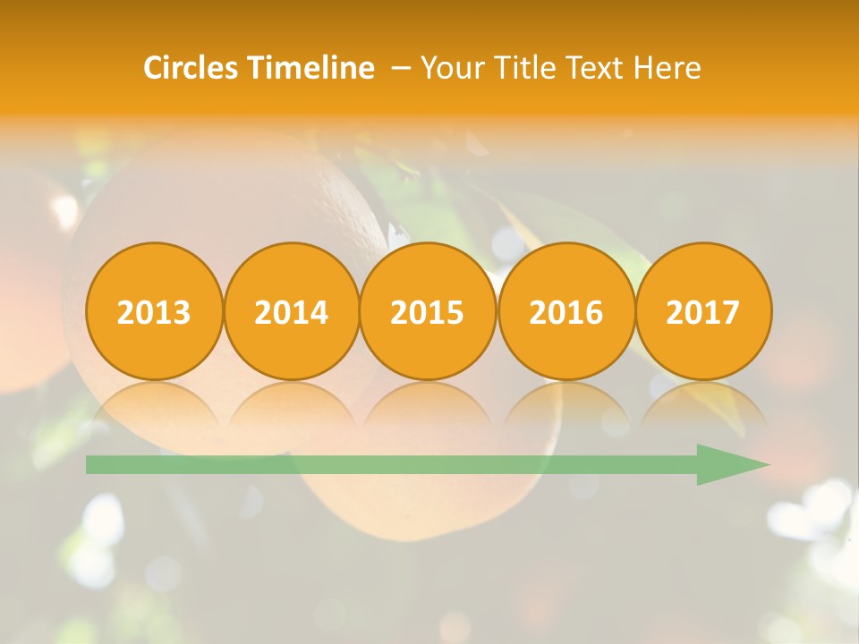 Farming Healthy Citrus PowerPoint Template