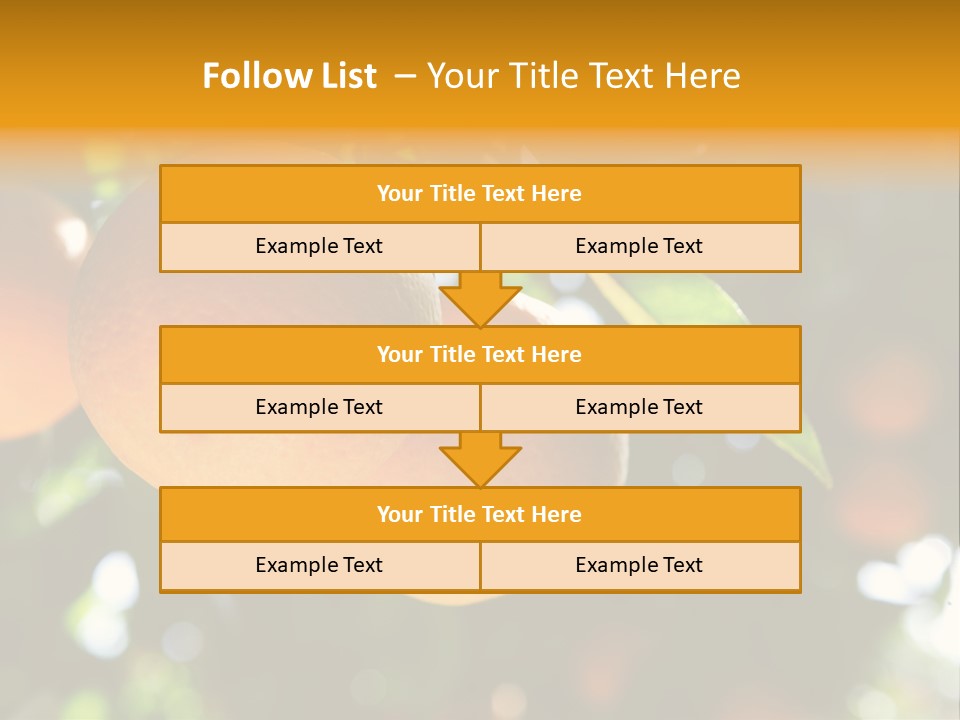 Farming Healthy Citrus PowerPoint Template