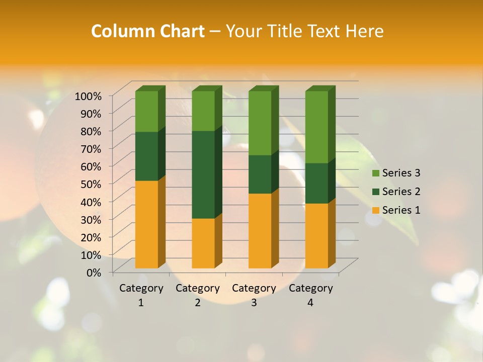 Farming Healthy Citrus PowerPoint Template