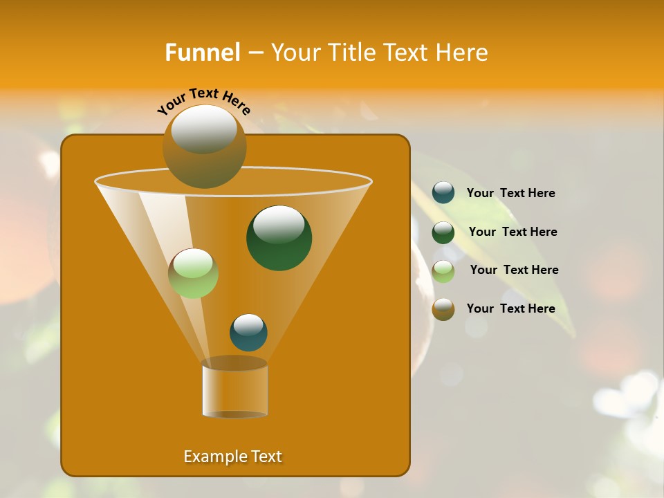 Farming Healthy Citrus PowerPoint Template