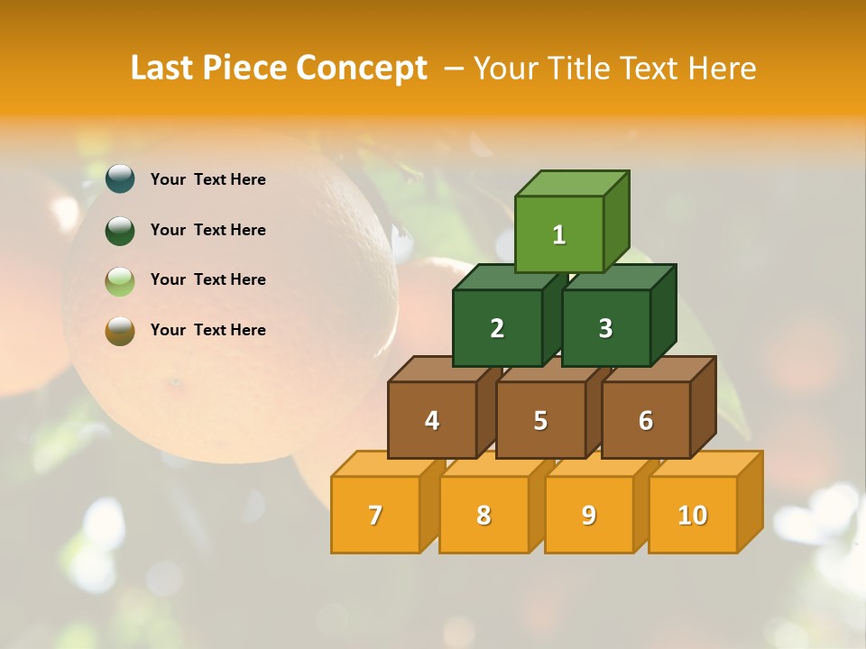 Farming Healthy Citrus PowerPoint Template