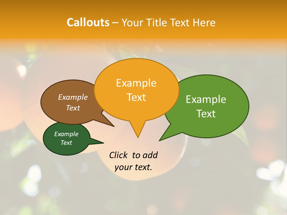 Farming Healthy Citrus PowerPoint Template