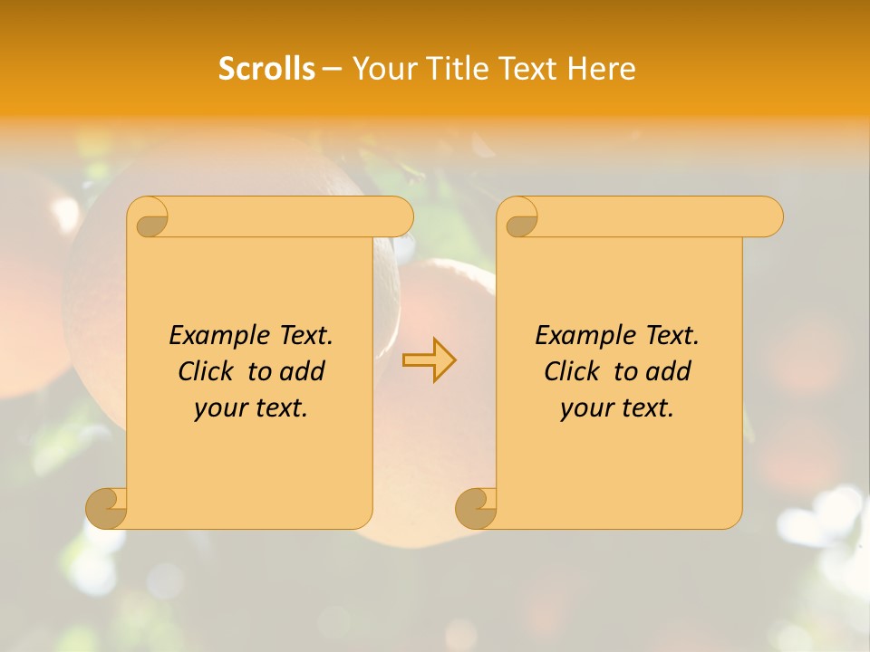 Farming Healthy Citrus PowerPoint Template