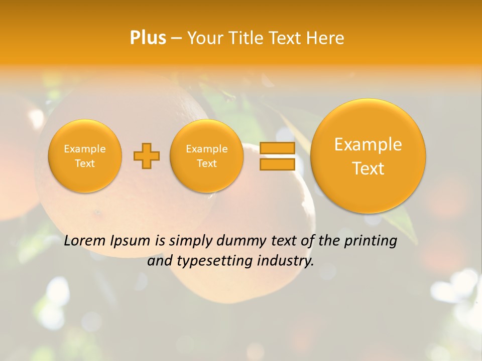 Farming Healthy Citrus PowerPoint Template