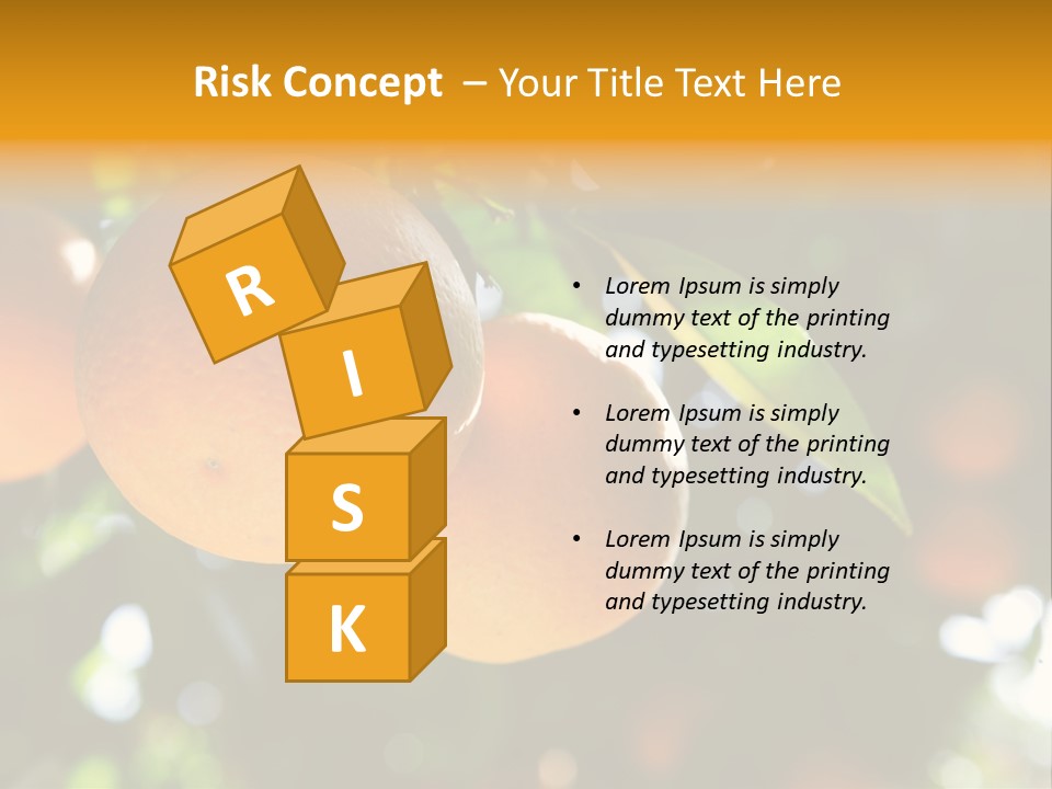 Farming Healthy Citrus PowerPoint Template