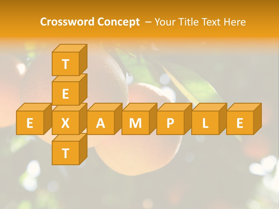 Farming Healthy Citrus PowerPoint Template