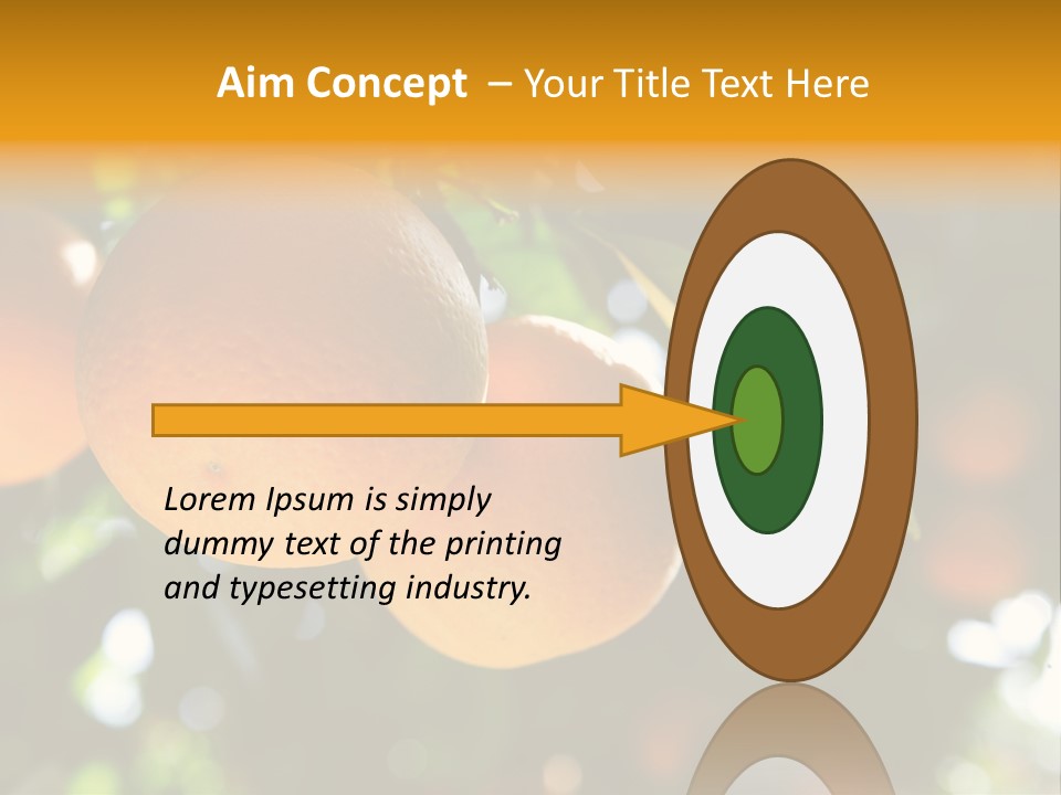 Farming Healthy Citrus PowerPoint Template