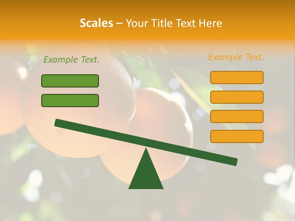 Farming Healthy Citrus PowerPoint Template