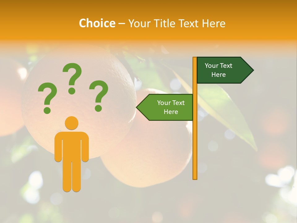 Farming Healthy Citrus PowerPoint Template