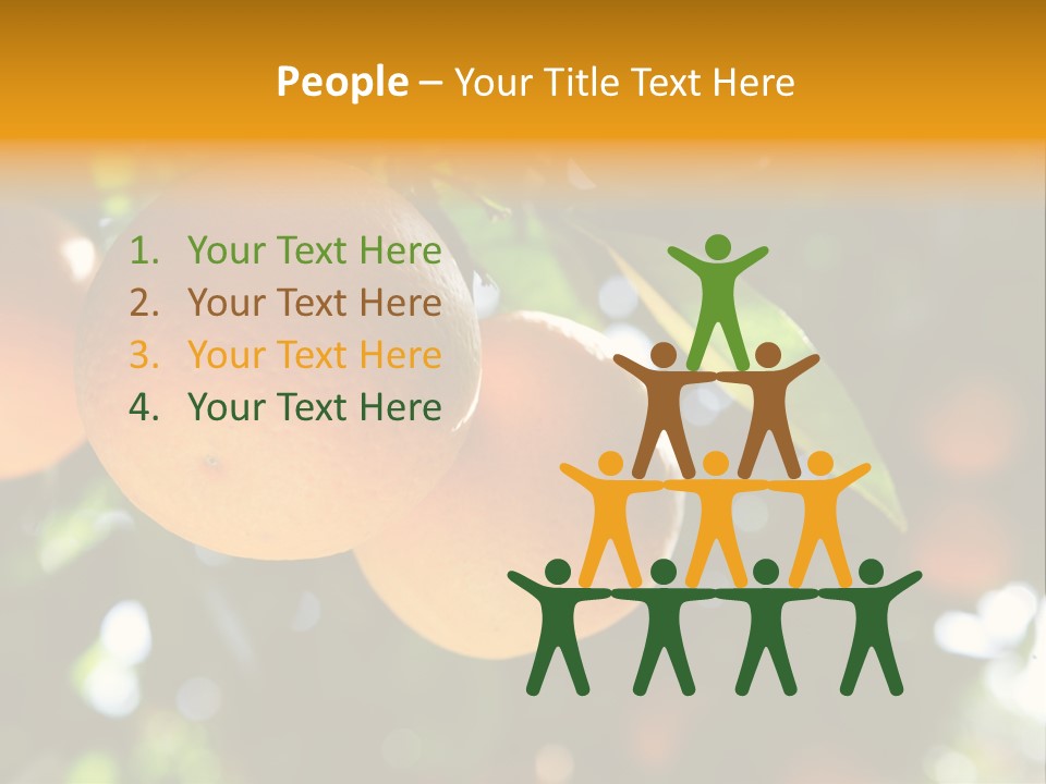 Farming Healthy Citrus PowerPoint Template
