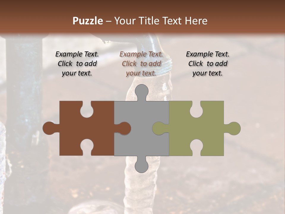 Frozen Winter Metal PowerPoint Template