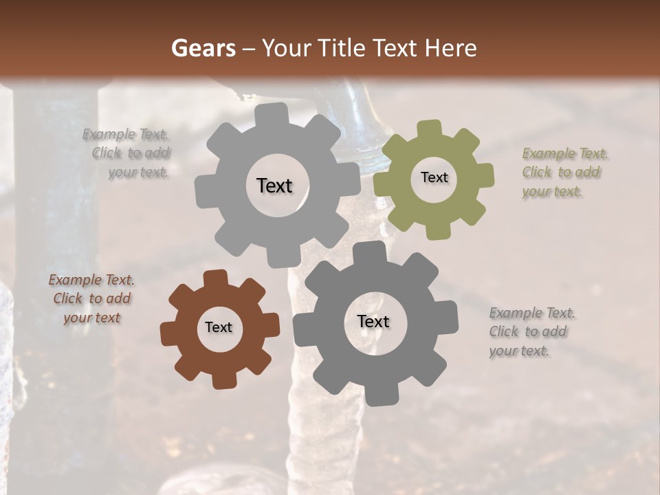 Frozen Winter Metal PowerPoint Template