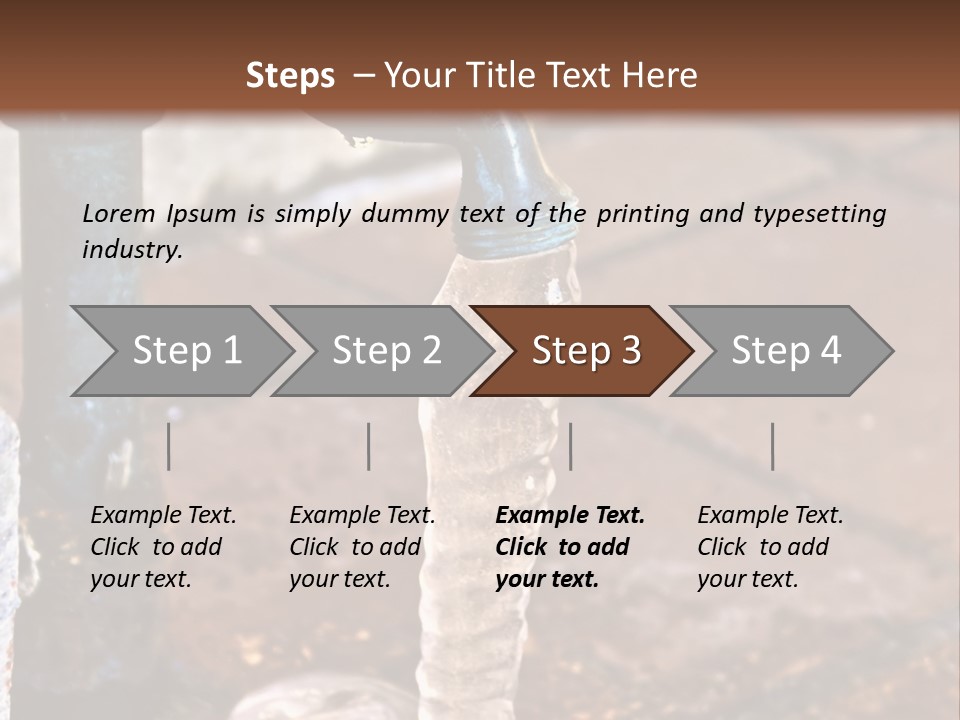 Frozen Winter Metal PowerPoint Template