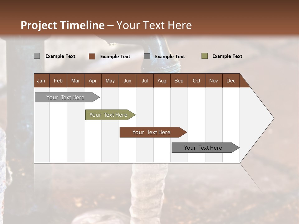 Frozen Winter Metal PowerPoint Template