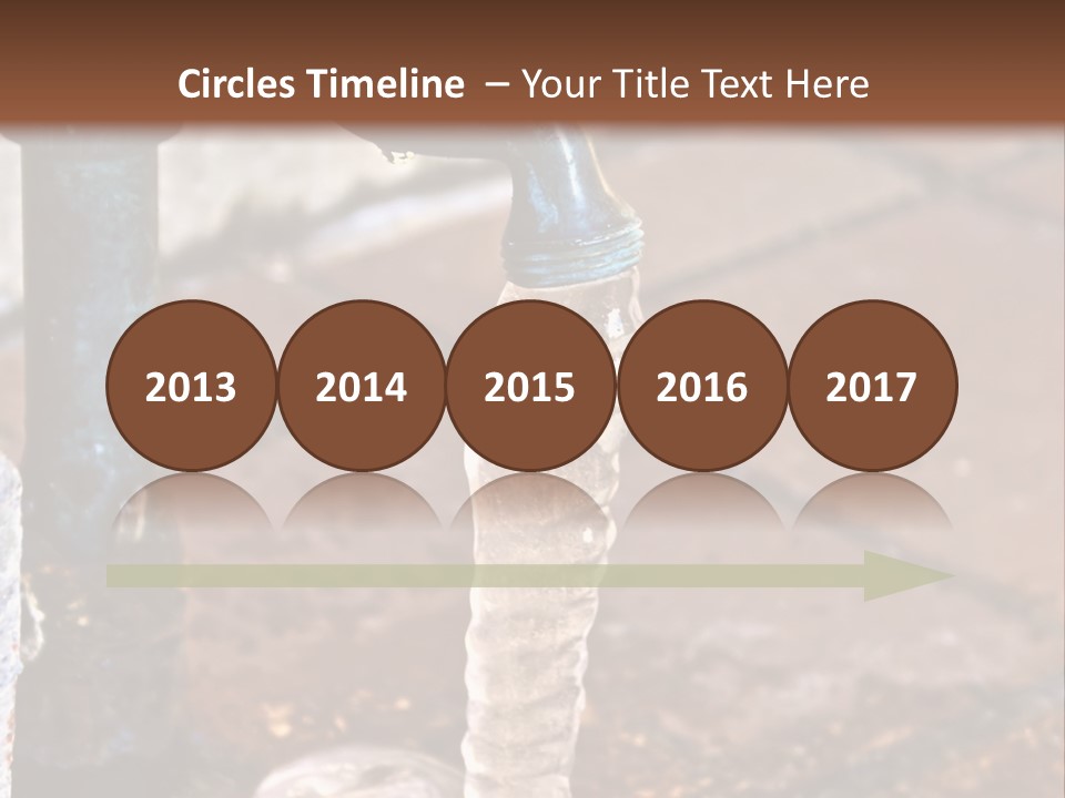 Frozen Winter Metal PowerPoint Template