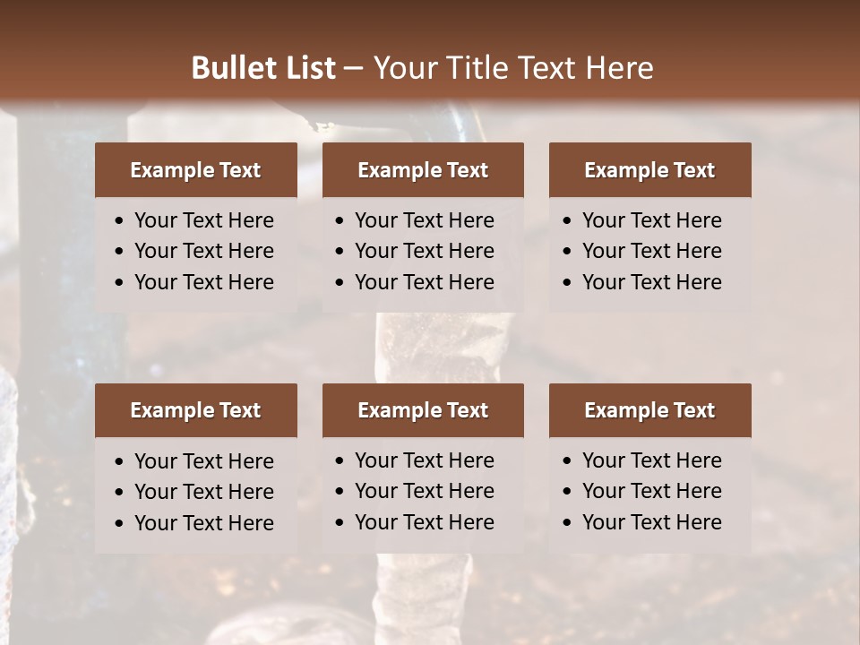 Frozen Winter Metal PowerPoint Template