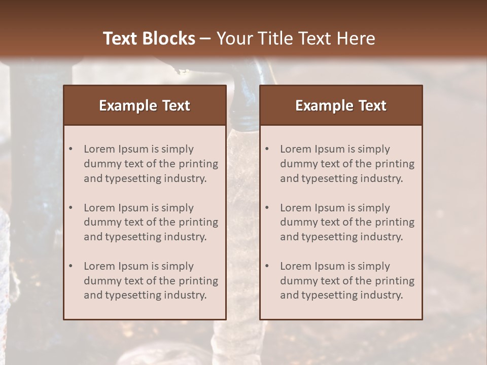 Frozen Winter Metal PowerPoint Template