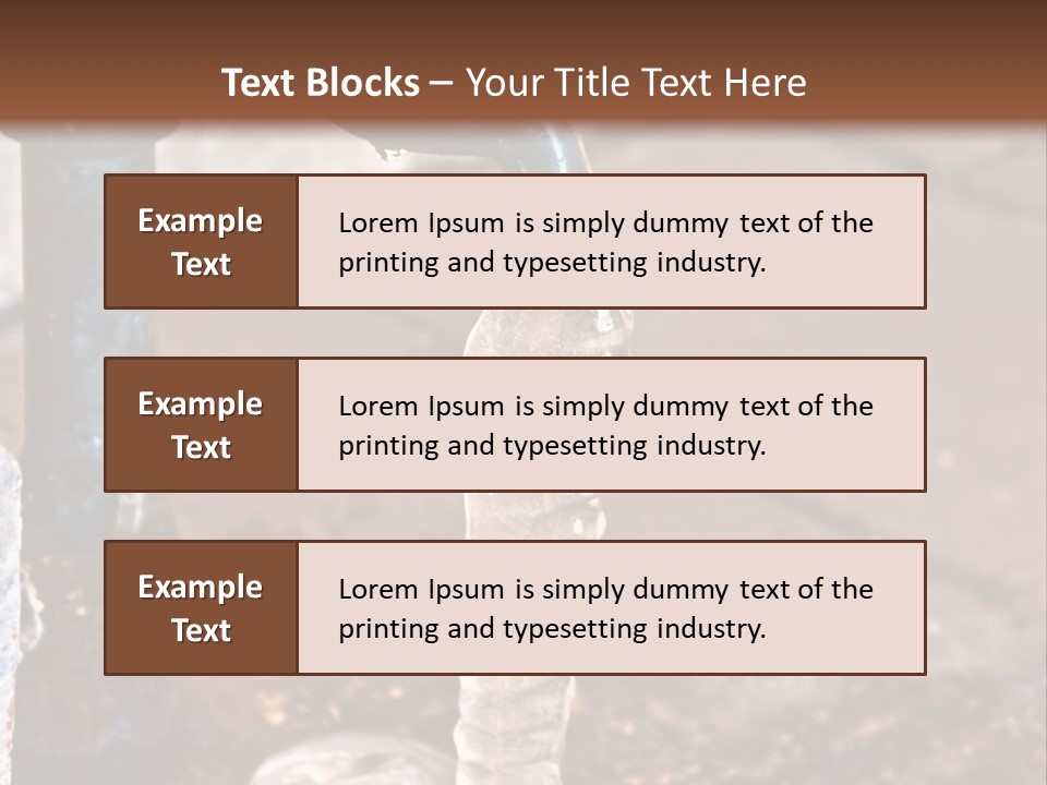 Frozen Winter Metal PowerPoint Template