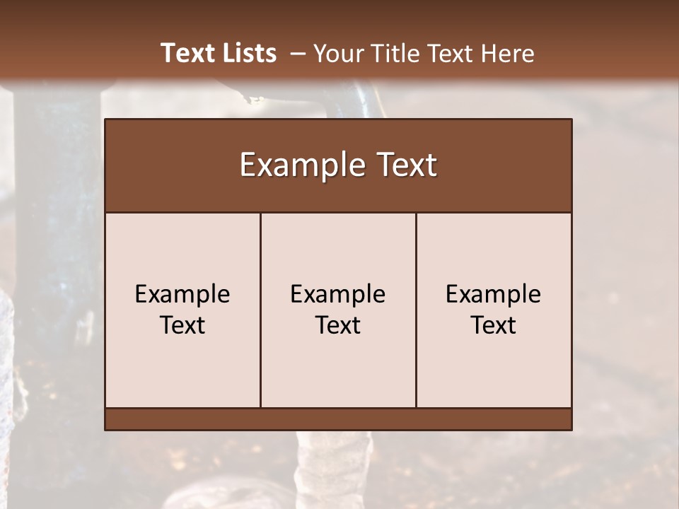 Frozen Winter Metal PowerPoint Template