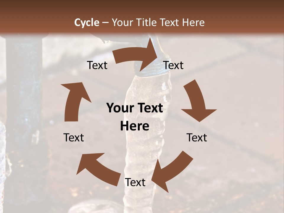 Frozen Winter Metal PowerPoint Template
