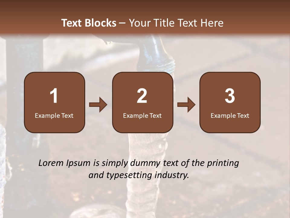Frozen Winter Metal PowerPoint Template