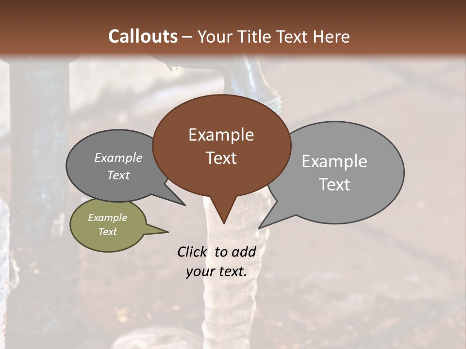 Frozen Winter Metal PowerPoint Template