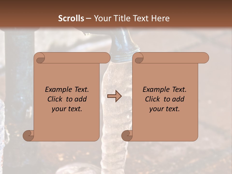Frozen Winter Metal PowerPoint Template