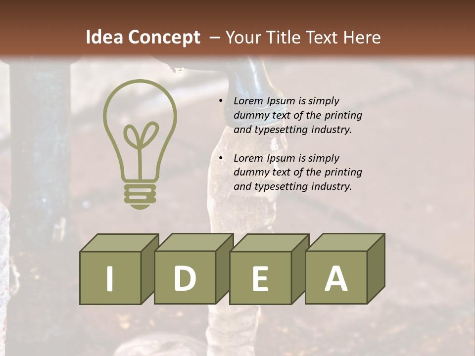 Frozen Winter Metal PowerPoint Template