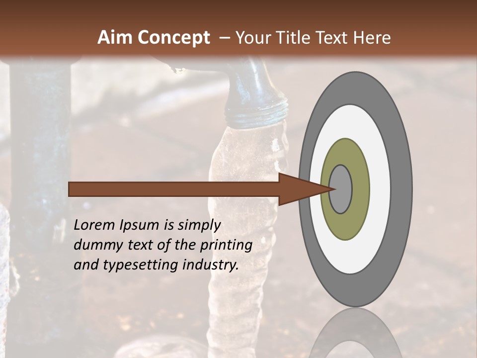 Frozen Winter Metal PowerPoint Template