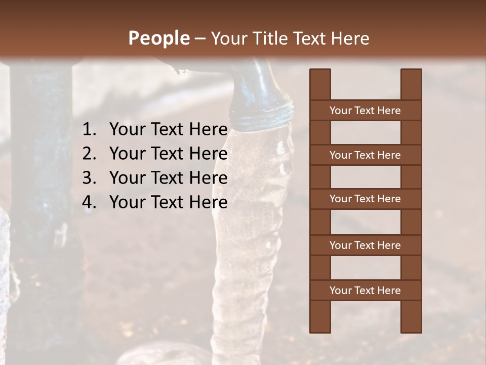 Frozen Winter Metal PowerPoint Template