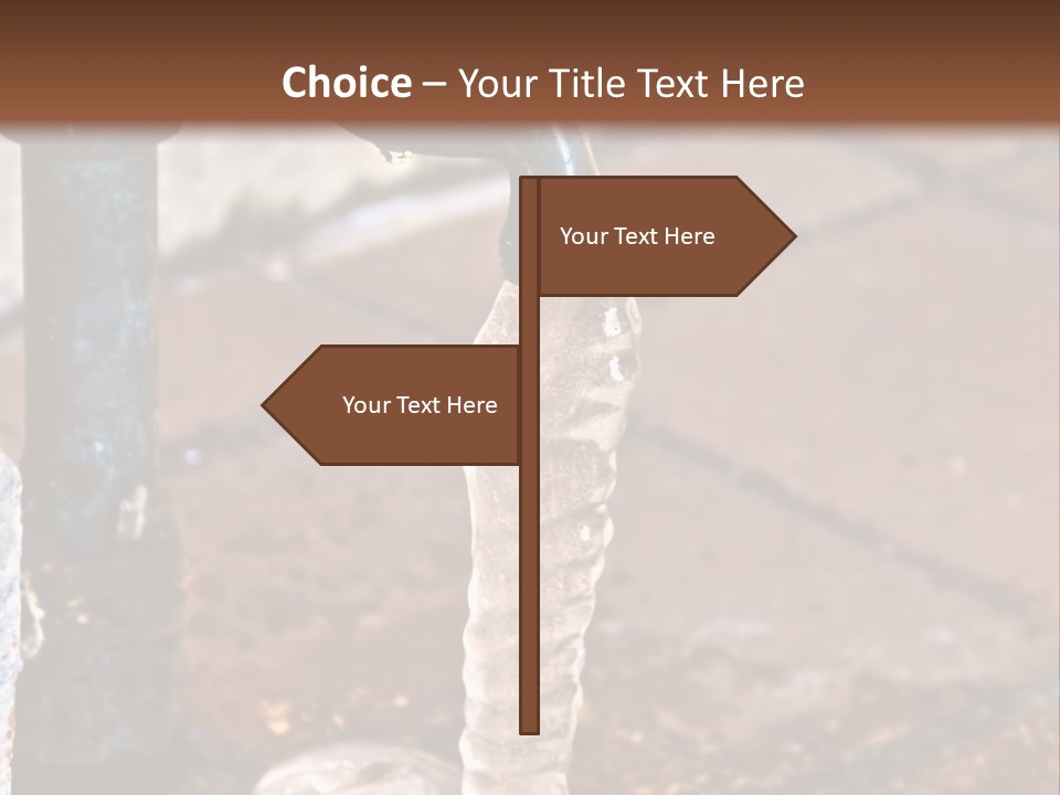 Frozen Winter Metal PowerPoint Template