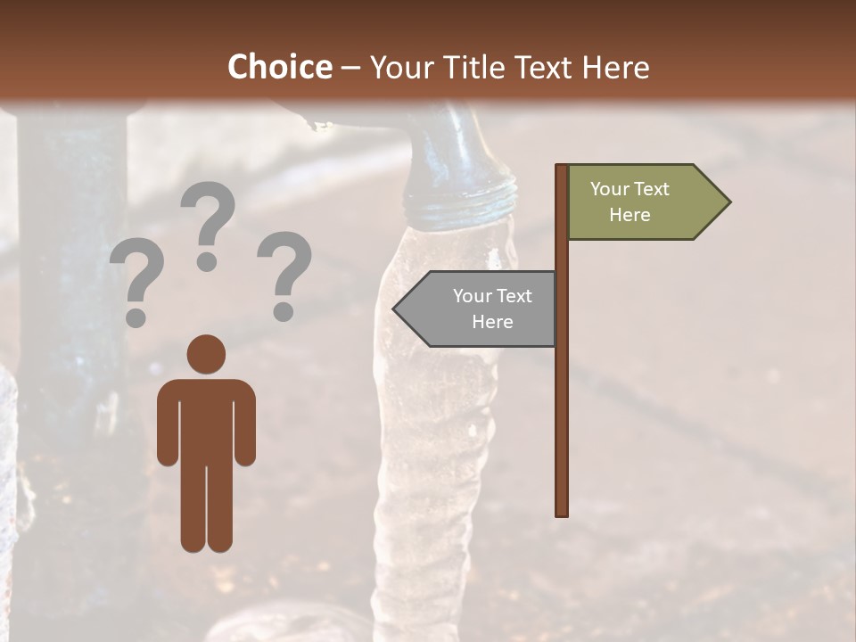 Frozen Winter Metal PowerPoint Template