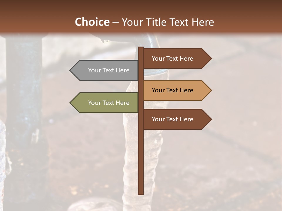 Frozen Winter Metal PowerPoint Template
