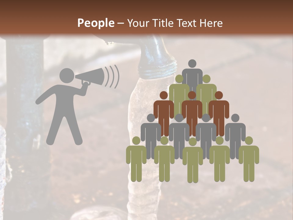 Frozen Winter Metal PowerPoint Template