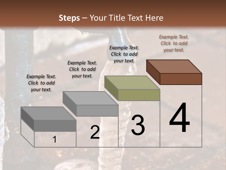 Frozen Winter Metal PowerPoint Template
