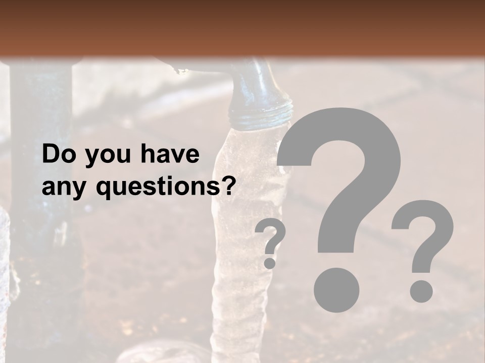 Frozen Winter Metal PowerPoint Template