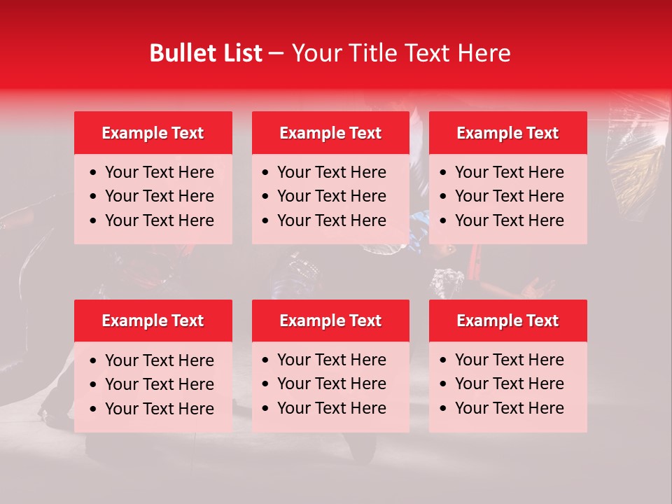 A Group Of Young Men Dancing In A Dance Studio PowerPoint Template