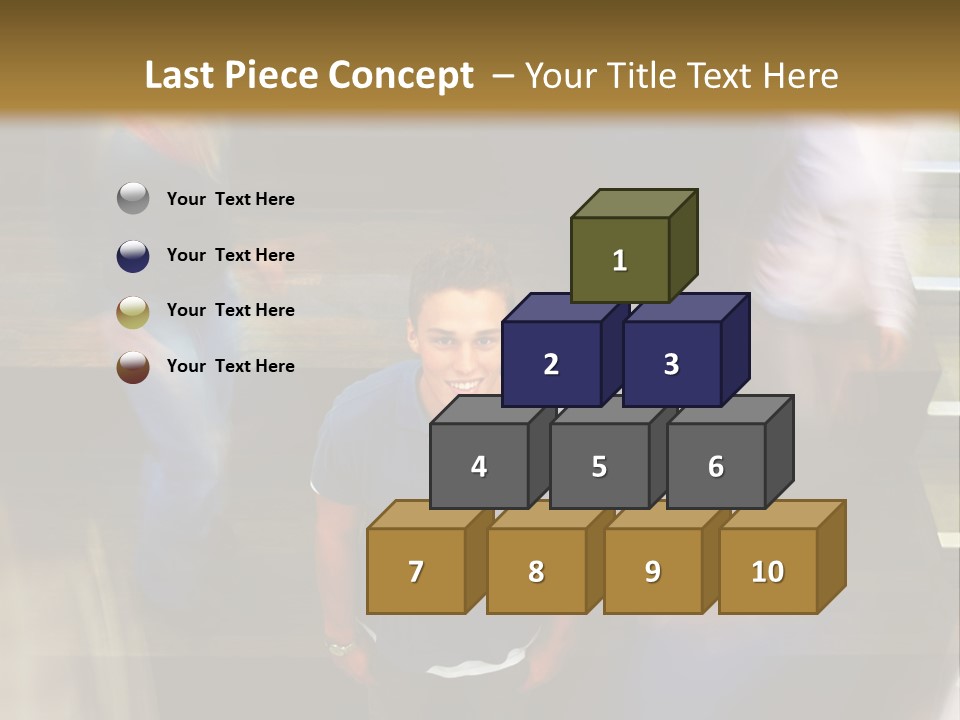 Level Drawing Choice PowerPoint Template